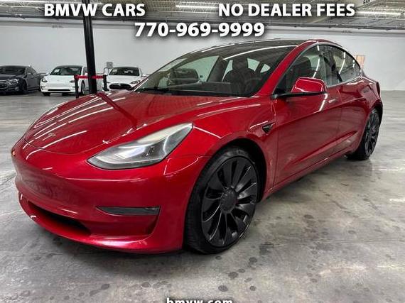 TESLA MODEL 3 2021 5YJ3E1EC9MF001498 image